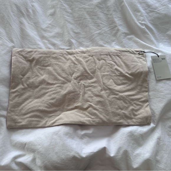 West Elm Natural Cotton Fabric Pillow Cover - Picture 2 of 4